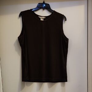 Allison Daley Dark Brown Tank Top